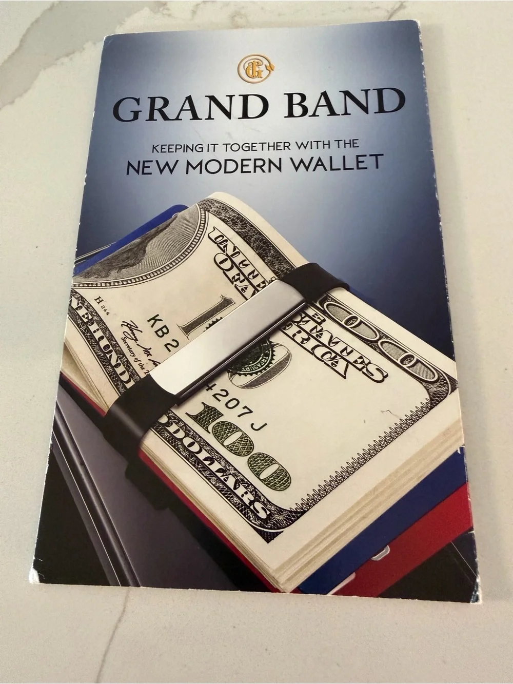 Grand Band modern wallet unisex